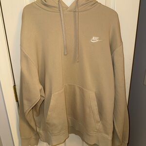 Nike Men's Tan Hoodie